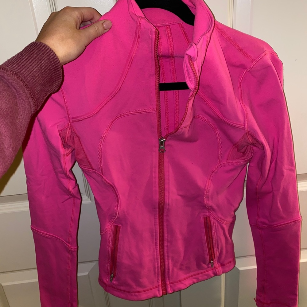 pink lululemon zip up